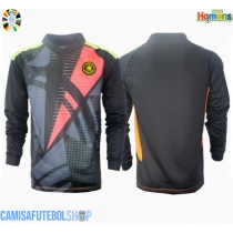 Camisa de time de futebol Alemanha Goleiro Replicas 1º Equipamento Europeu 2024 Manga Comprida